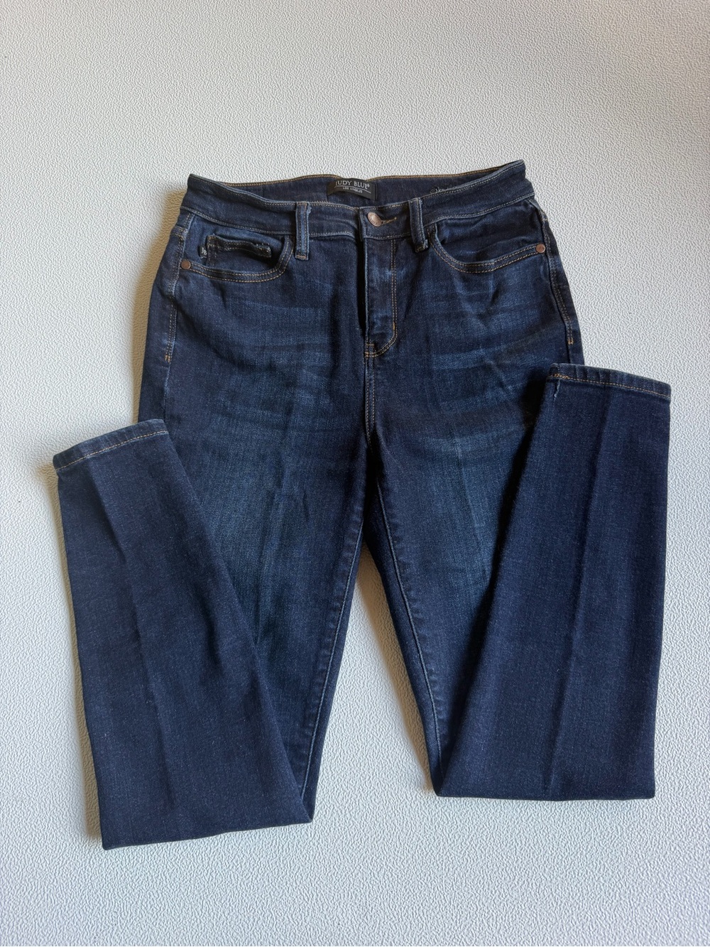 Judy Blue Women's Dark Indigo Skinny Jeans High Rise 9/29